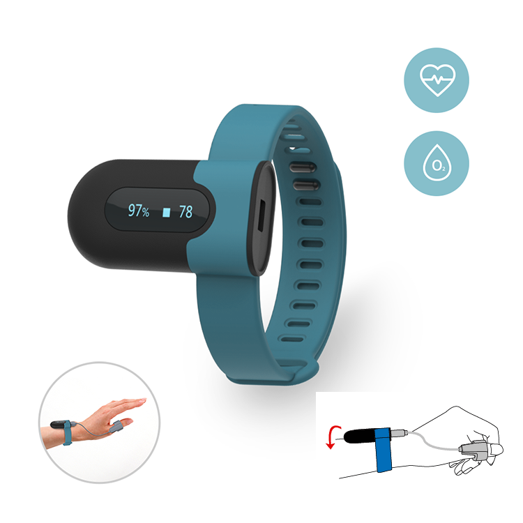 Wellue - 智能無線手腕指環脈搏血氧儀 Smart Wireless Wrist Ring Pulse Oximeter
