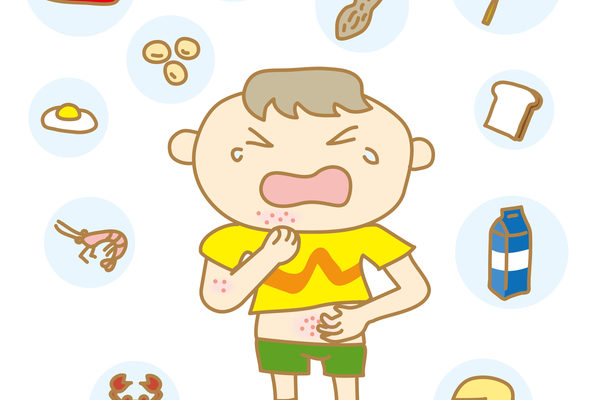 兒童濕疹與食物過敏