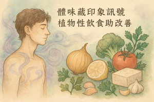 體味藏印象訊號  植物性飲食助改善