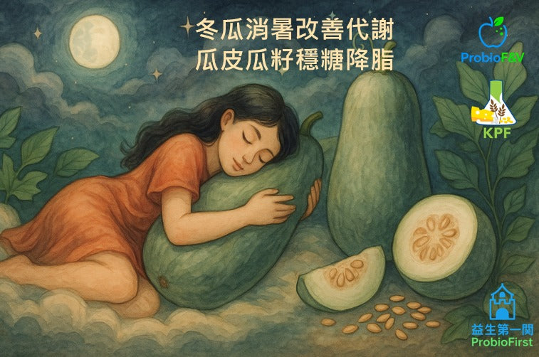 冬瓜消暑改善代謝  瓜皮瓜籽穩糖降脂