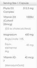 biotrace 素食綜合維他命D3+K2+鎂 Phyto D3 Complex with K2 and Magnesium