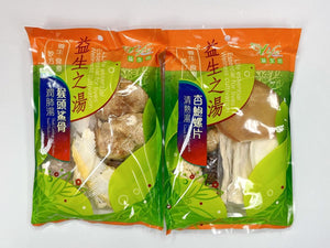 益生活 - 益生坊 - 鯊魚骨猴頭菇潤肺湯包 + 杏鮑螺片清熱湯包 (共2包)